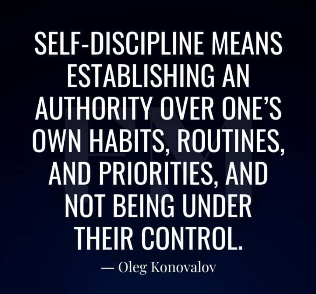 On-Self-discipline The Passionate Warriors