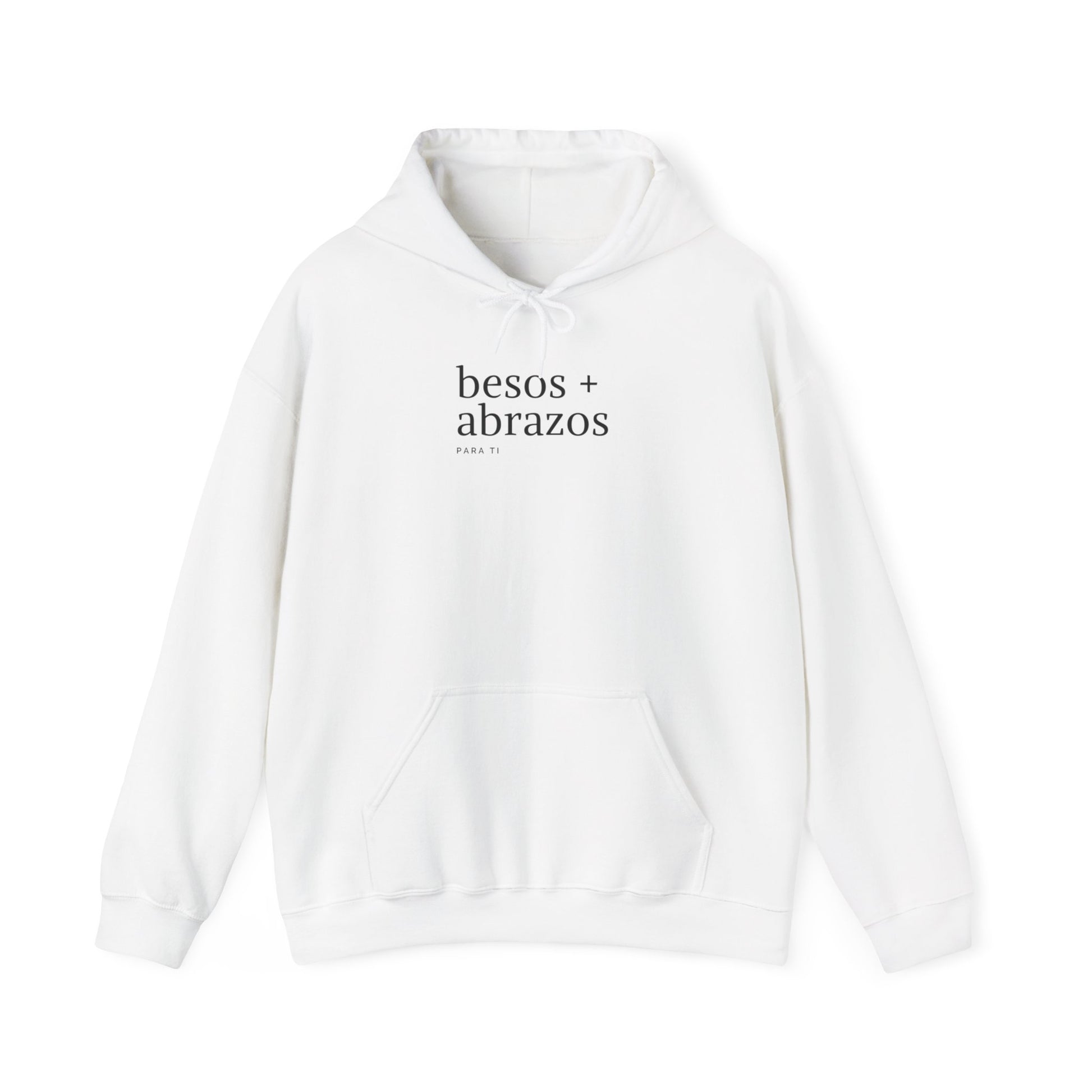 besos + abrazos para ti Hoodie Printify