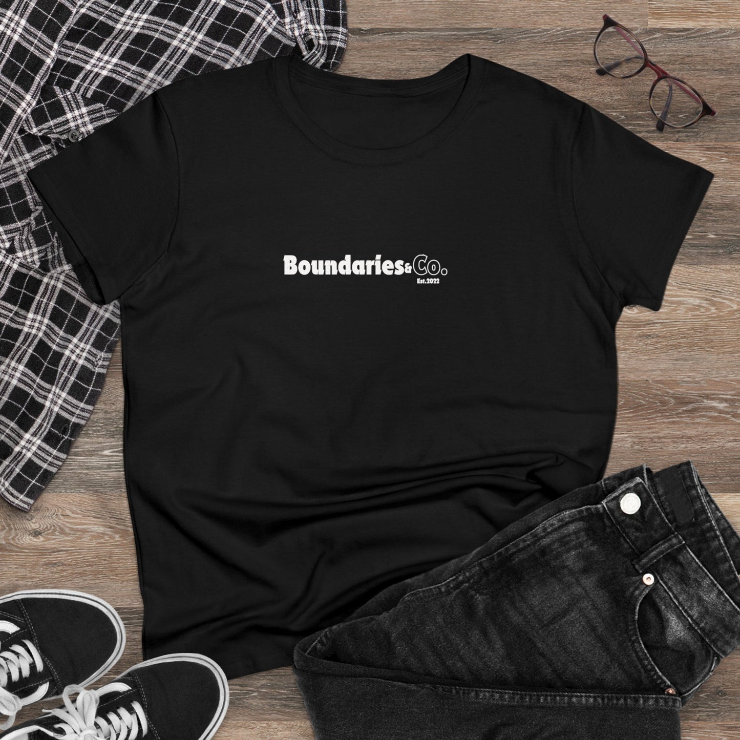 Boundaries and Co: Established in 2022 Women's Tee Printify