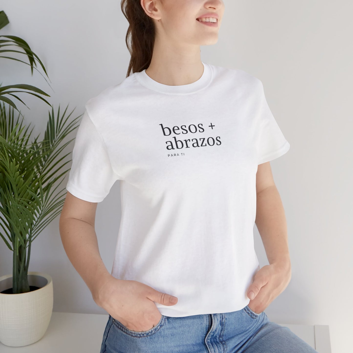 besos + abrazos para ti Tee Printify