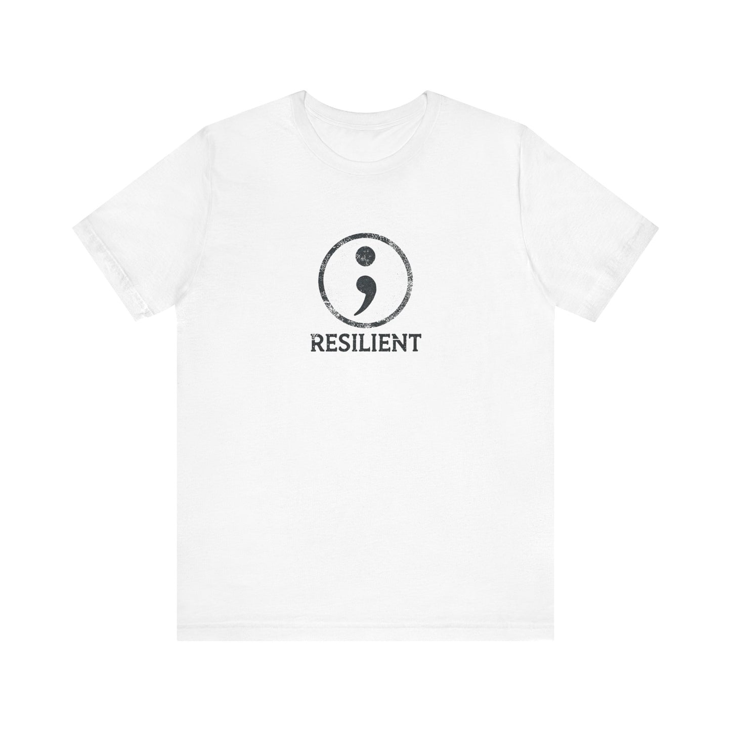 The Semicolon: Symbol of Resilience Tee Printify