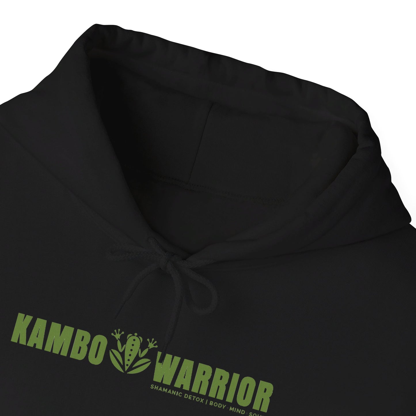 Kambo Warrior Crest Cut Unisex Hoodie Printify