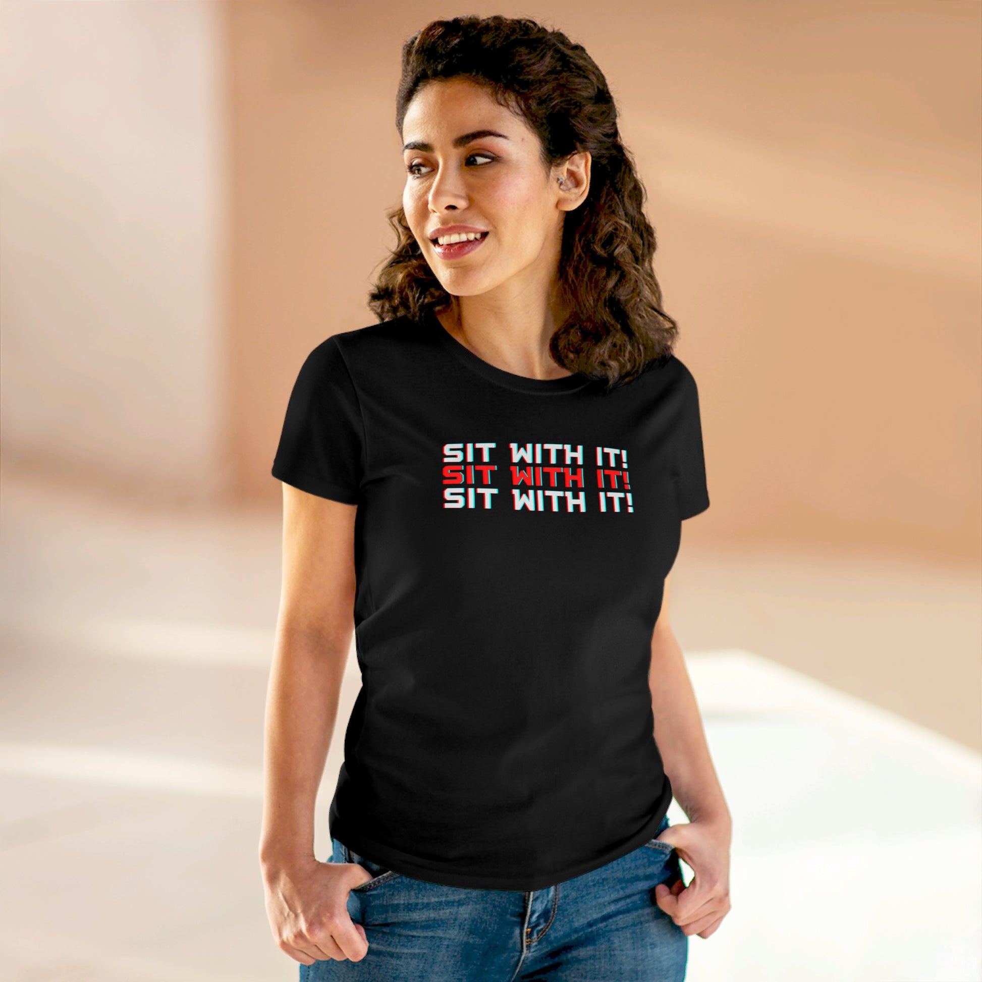 Sit With It! Women's Tee Printify