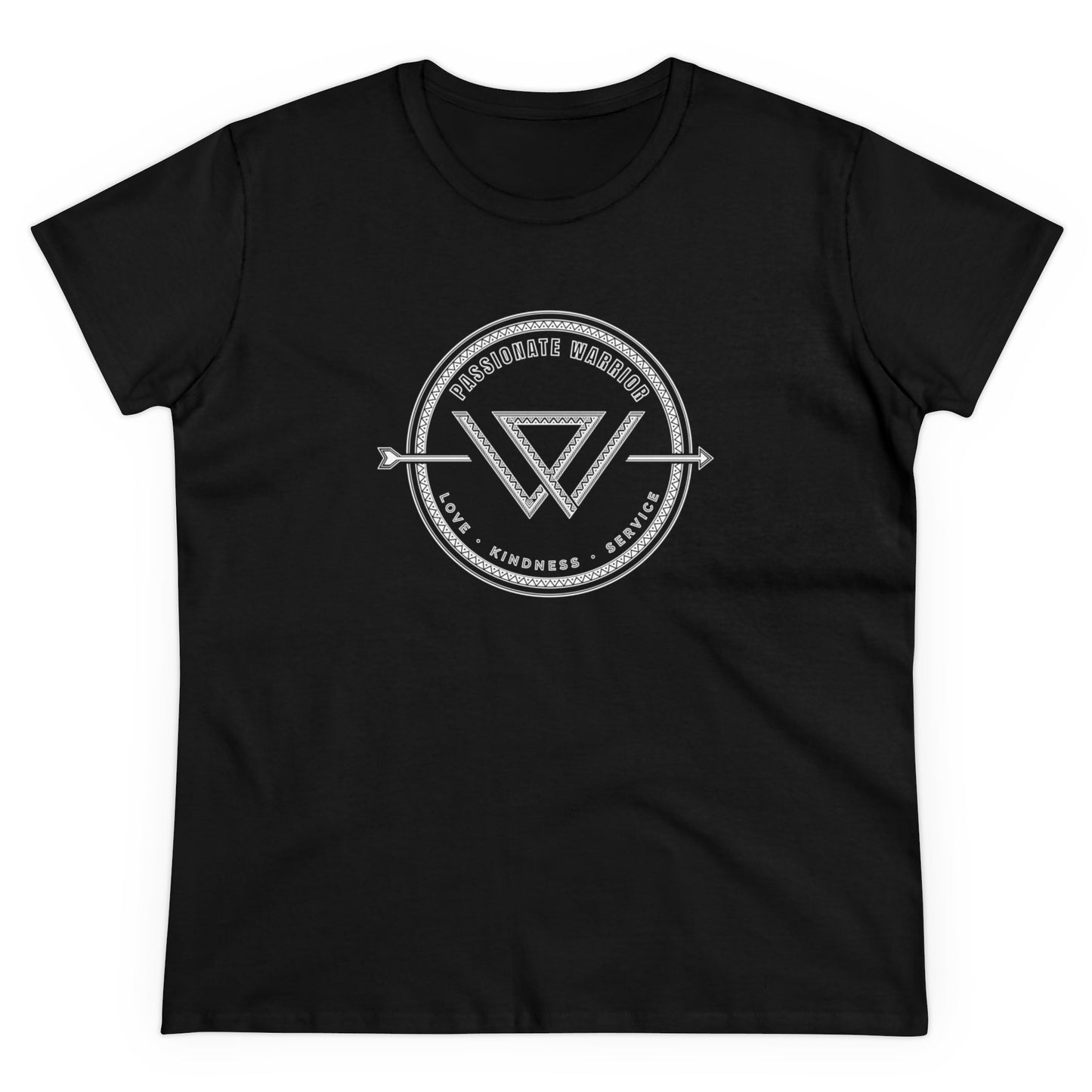 Passionate Warrior Women's Tribal Cut Tee Printify