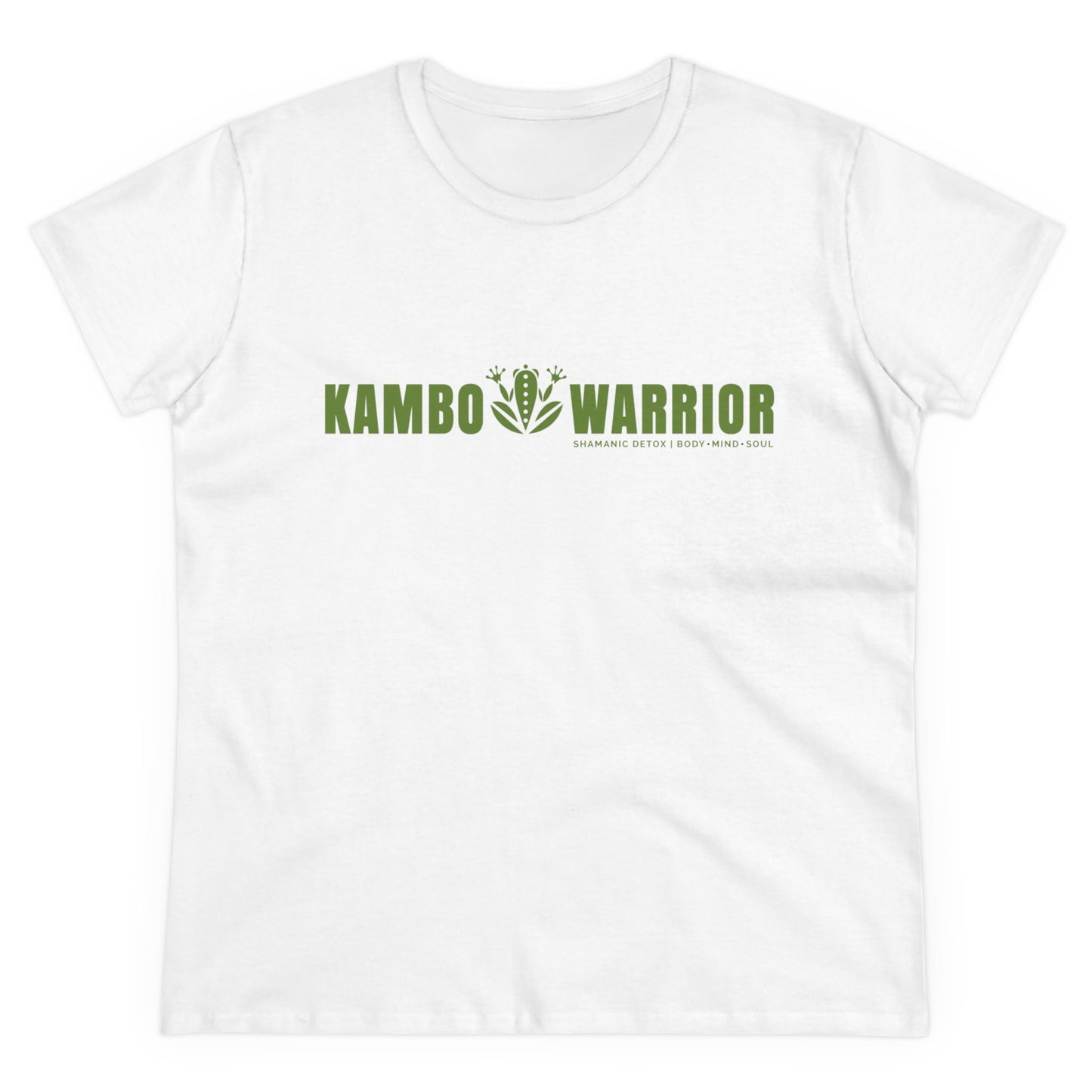 Kambo Warrior Women's Crest Cut Tee Printify