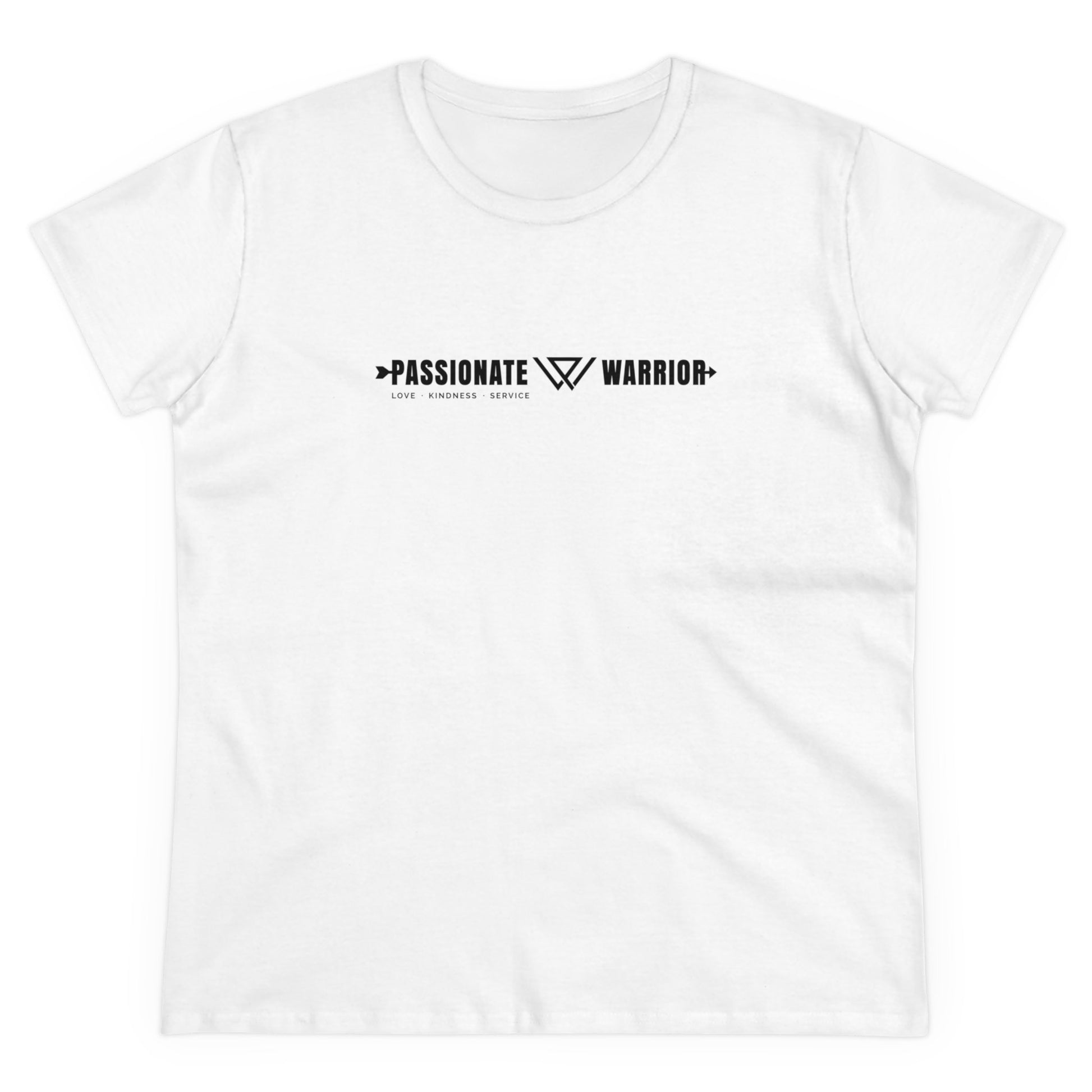 Passionate Warrior Women's Crest Cut Tee Printify