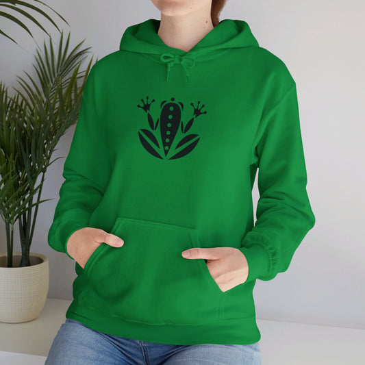 Kambo Warrior Frog Symbol Unisex Hoodie Printify