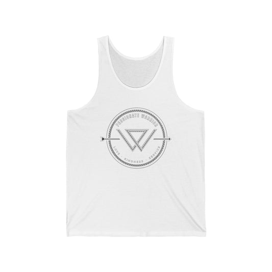 Passionate Warrior Round Logo Tank Printify