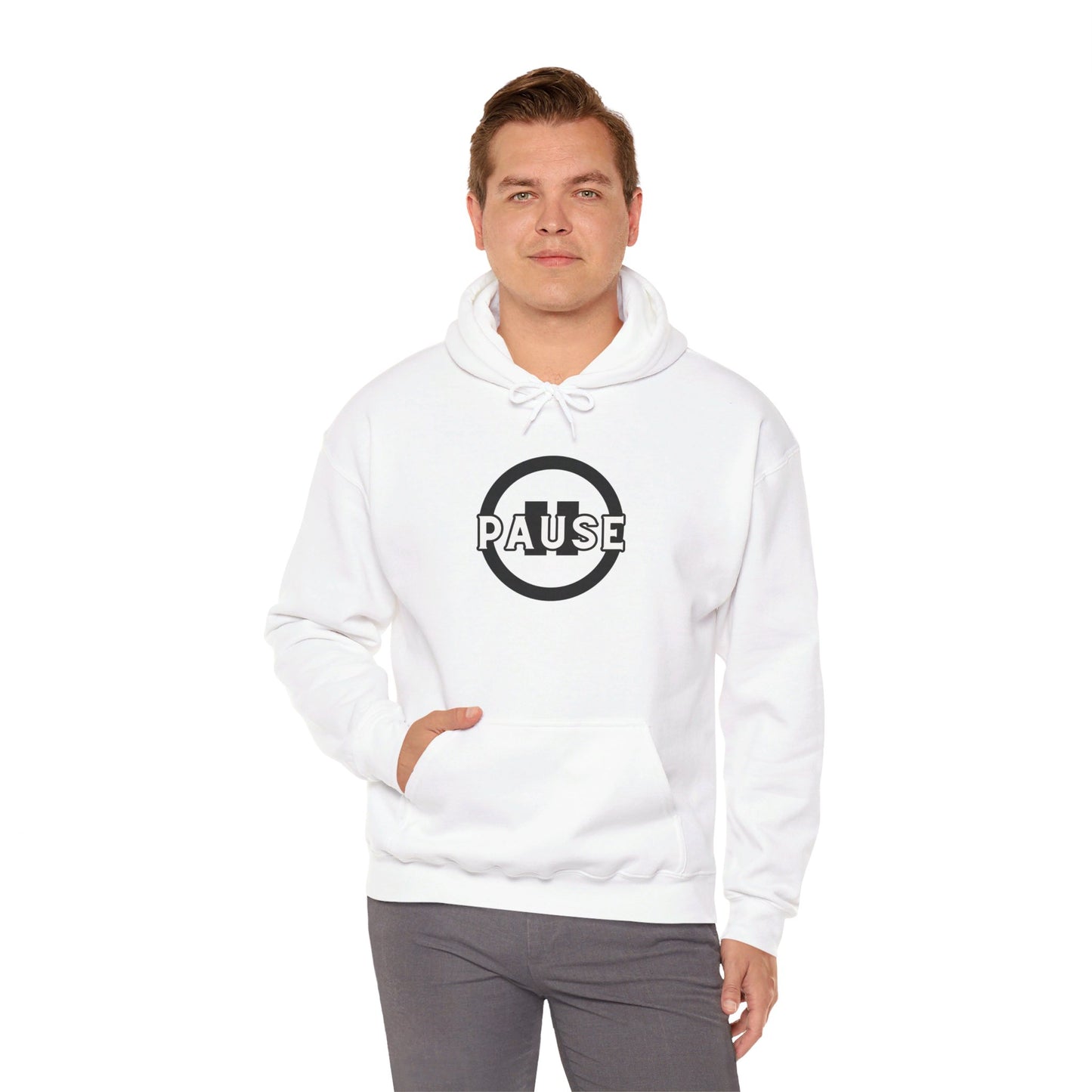 Pause Hoodie Printify