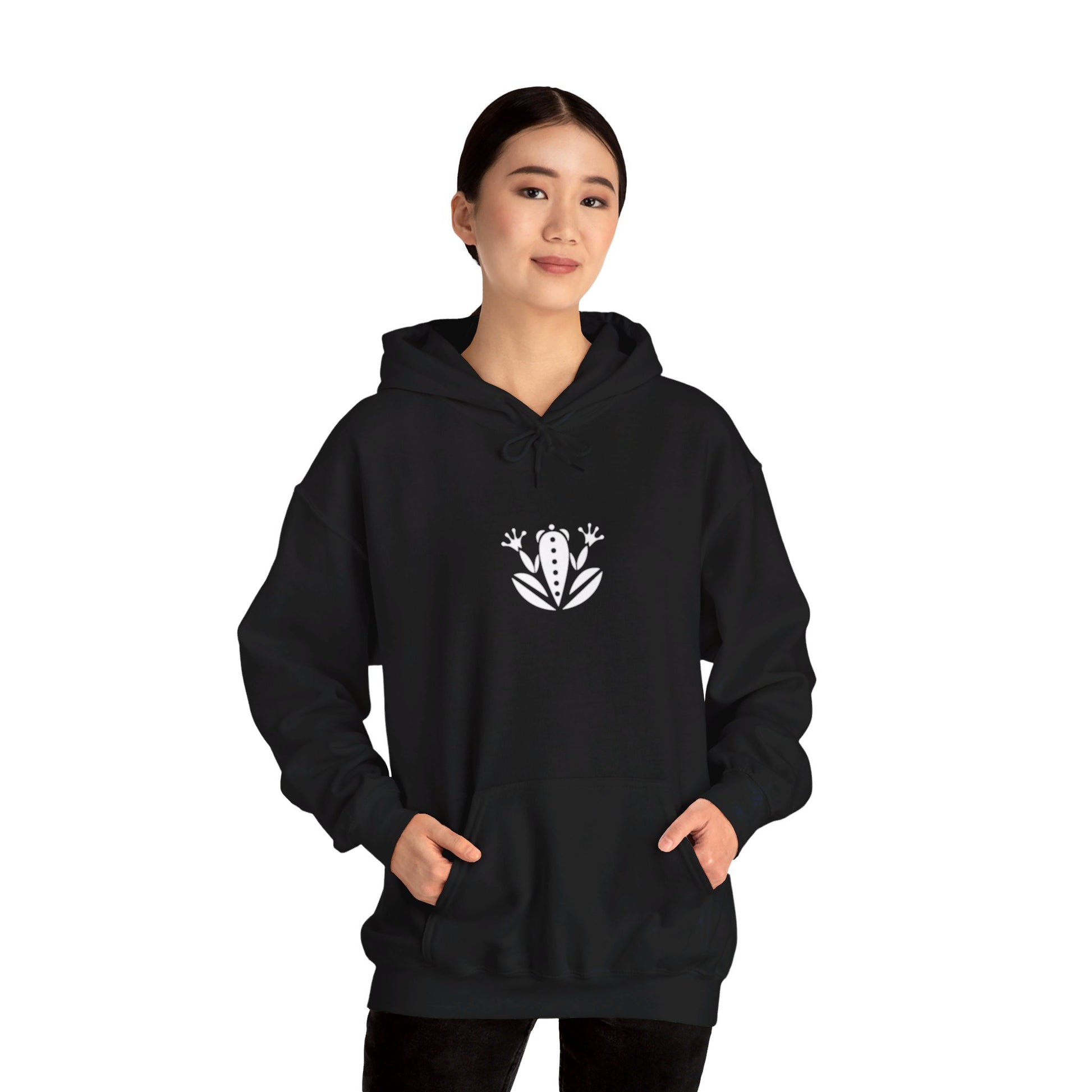 Kambo Warrior Frog Symbol Unisex Hoodie Printify