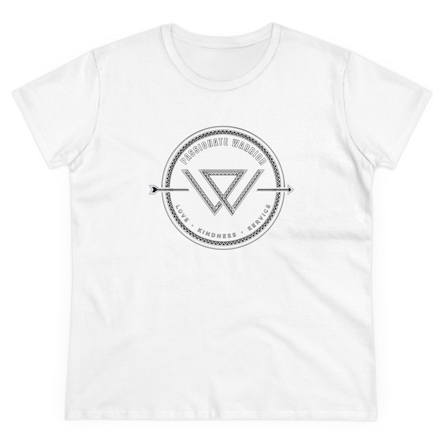 Passionate Warrior Women's Tribal Cut Tee Printify