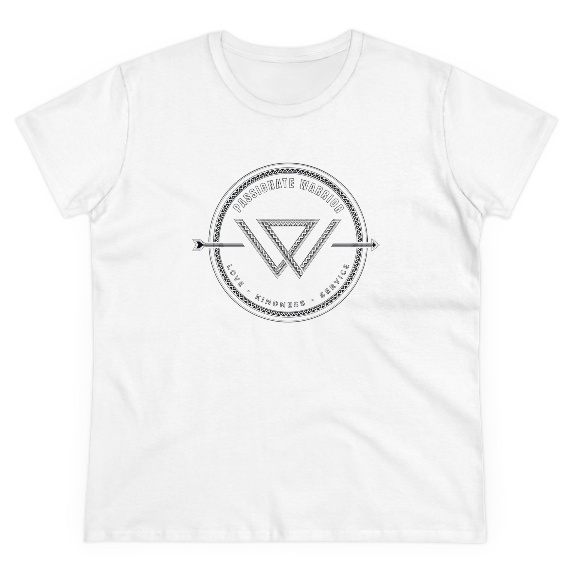 Passionate Warrior Women's Tribal Cut Tee Printify