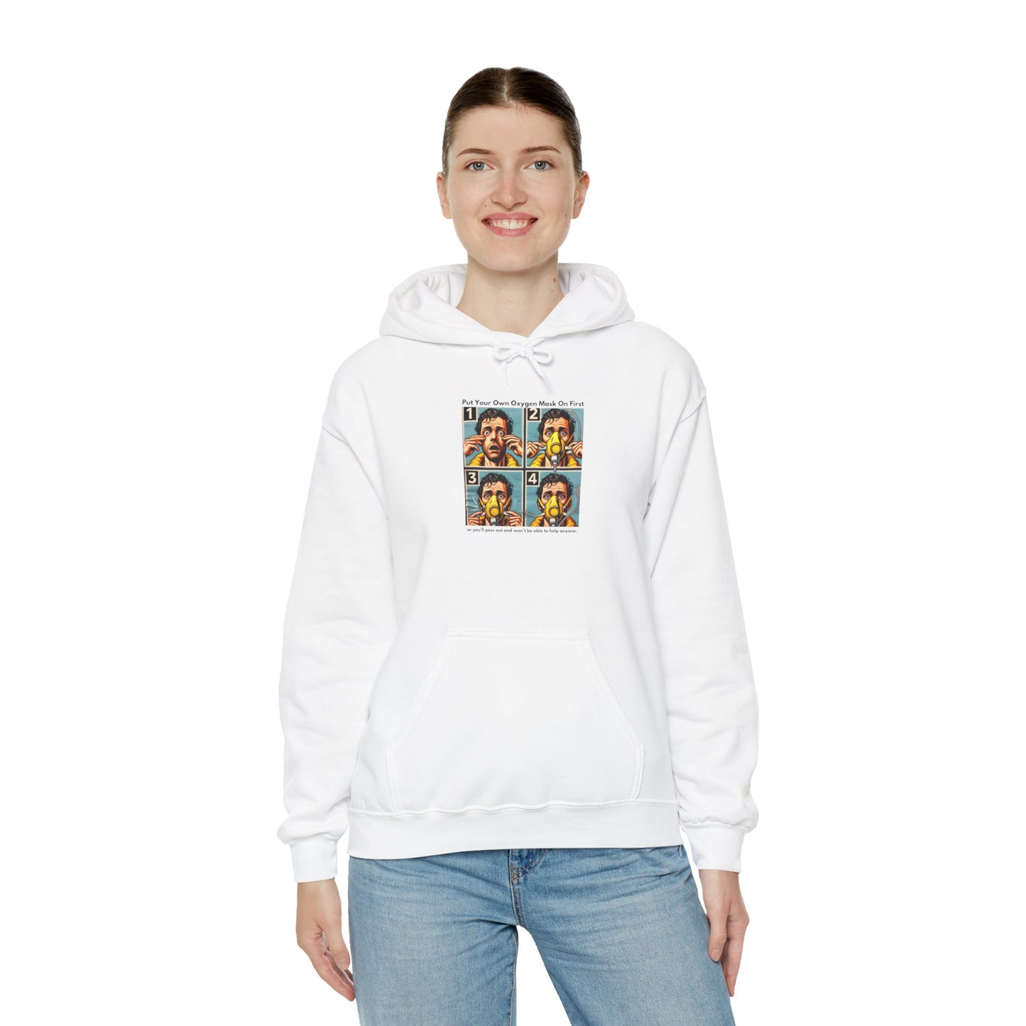 Put Your Oxygen Mask First Hoodie Printify