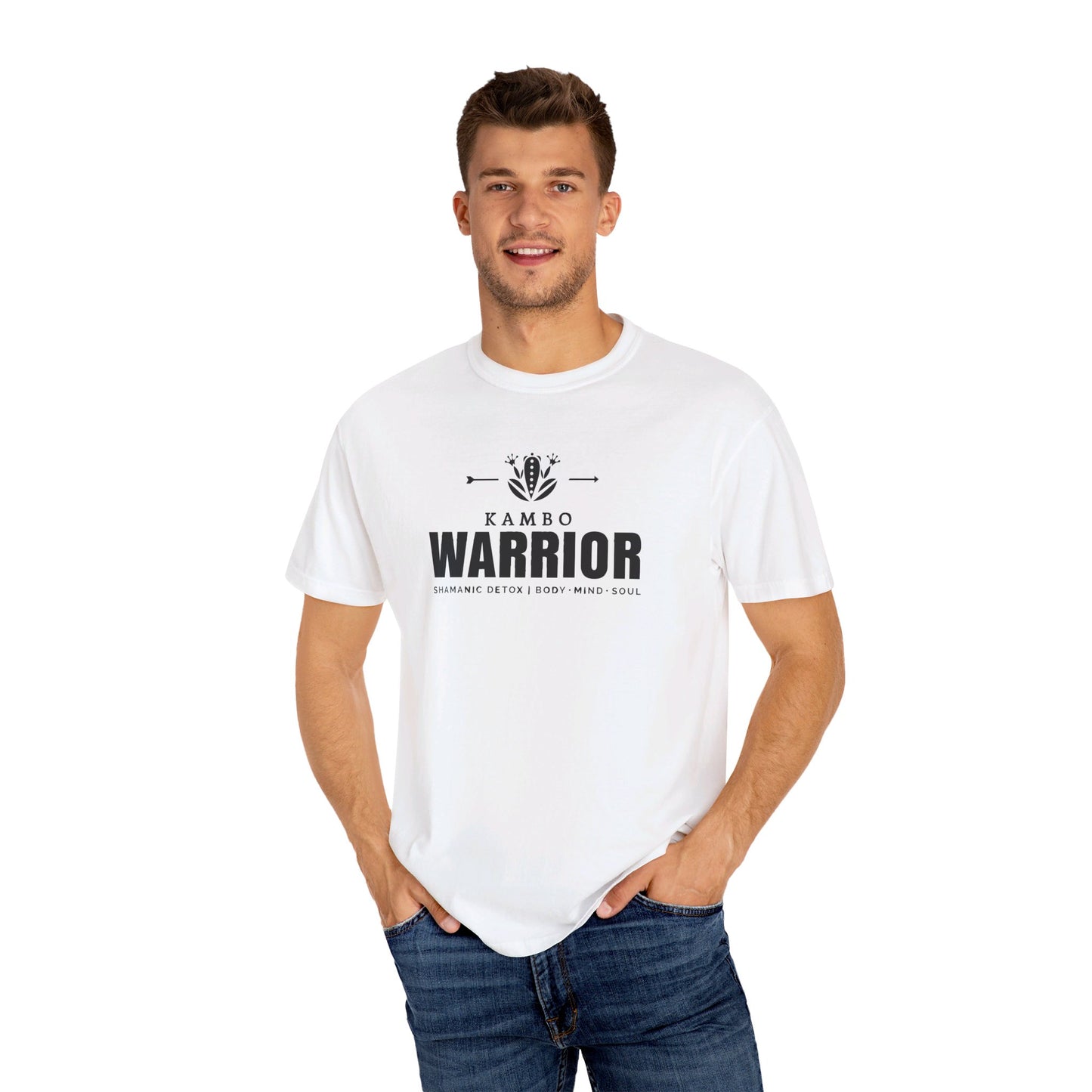 Official Kambo Warrior Square Logo Tee Printify