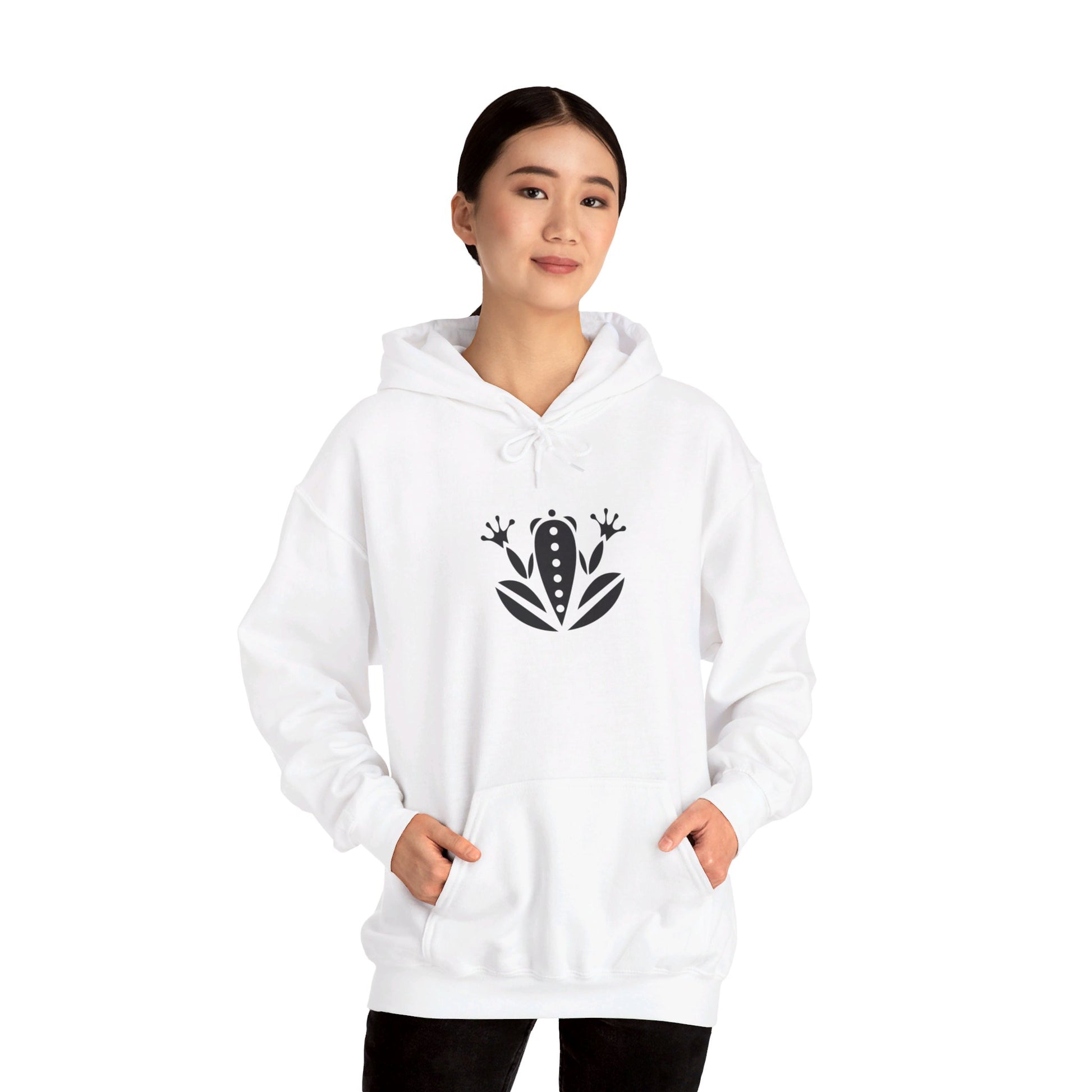 Kambo Warrior Frog Symbol Unisex Hoodie Printify