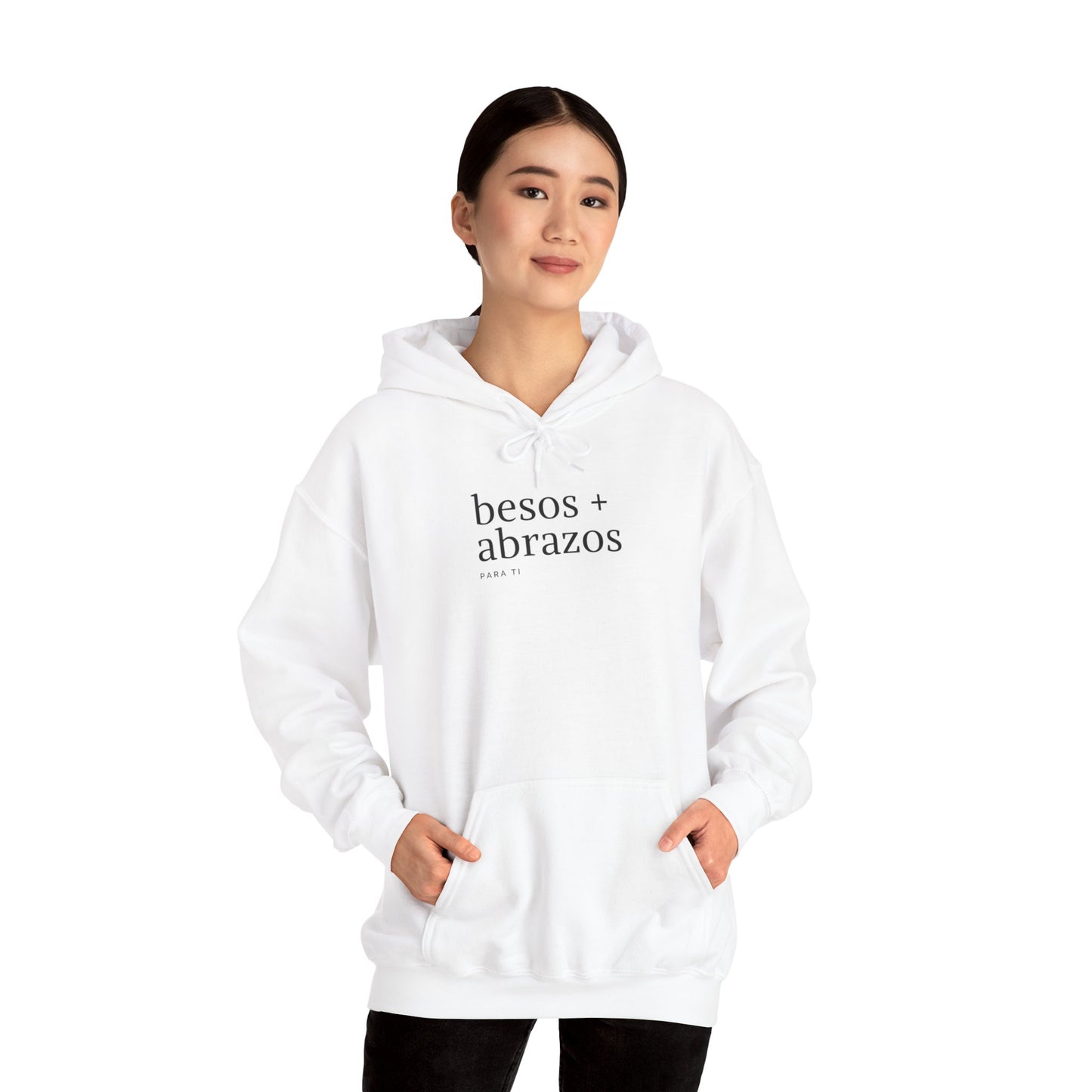 besos + abrazos para ti Hoodie Printify