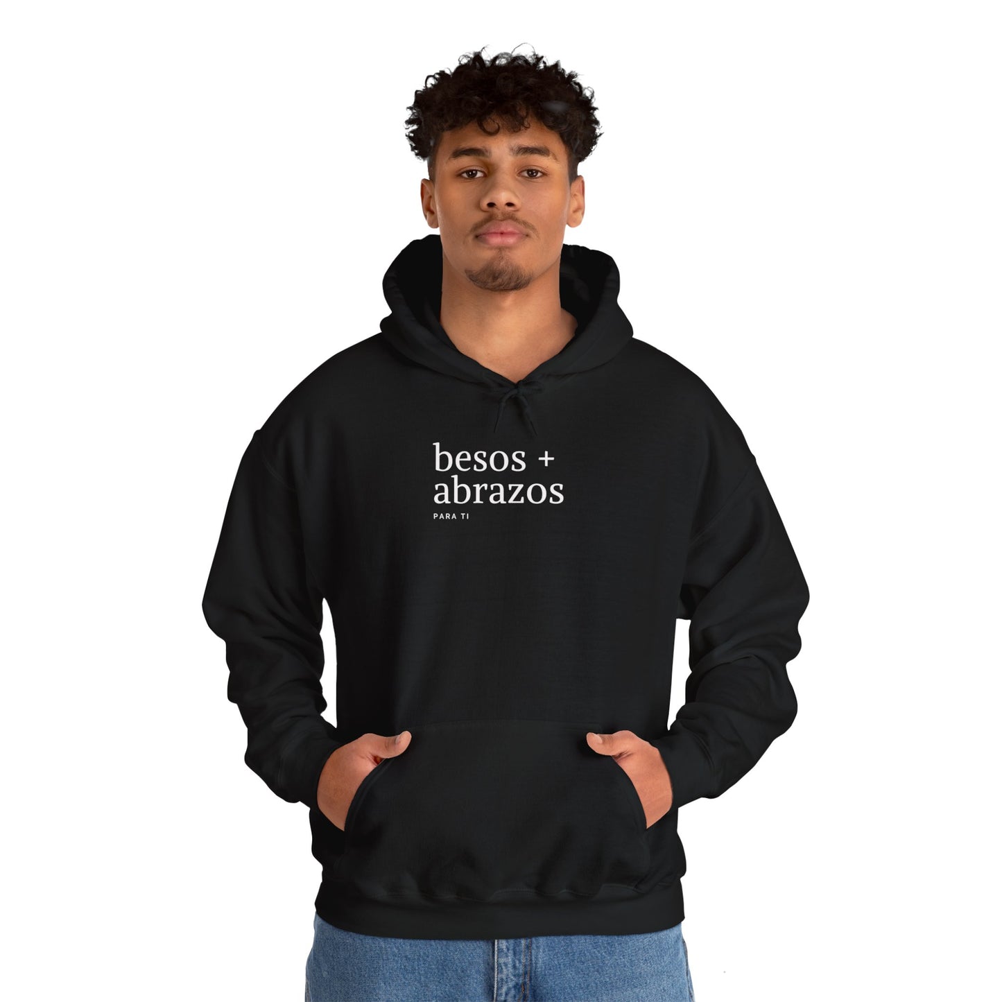 besos + abrazos para ti Hoodie Printify