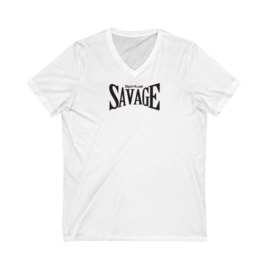 Spiritual Savage Women's V-Neck Tee Printify