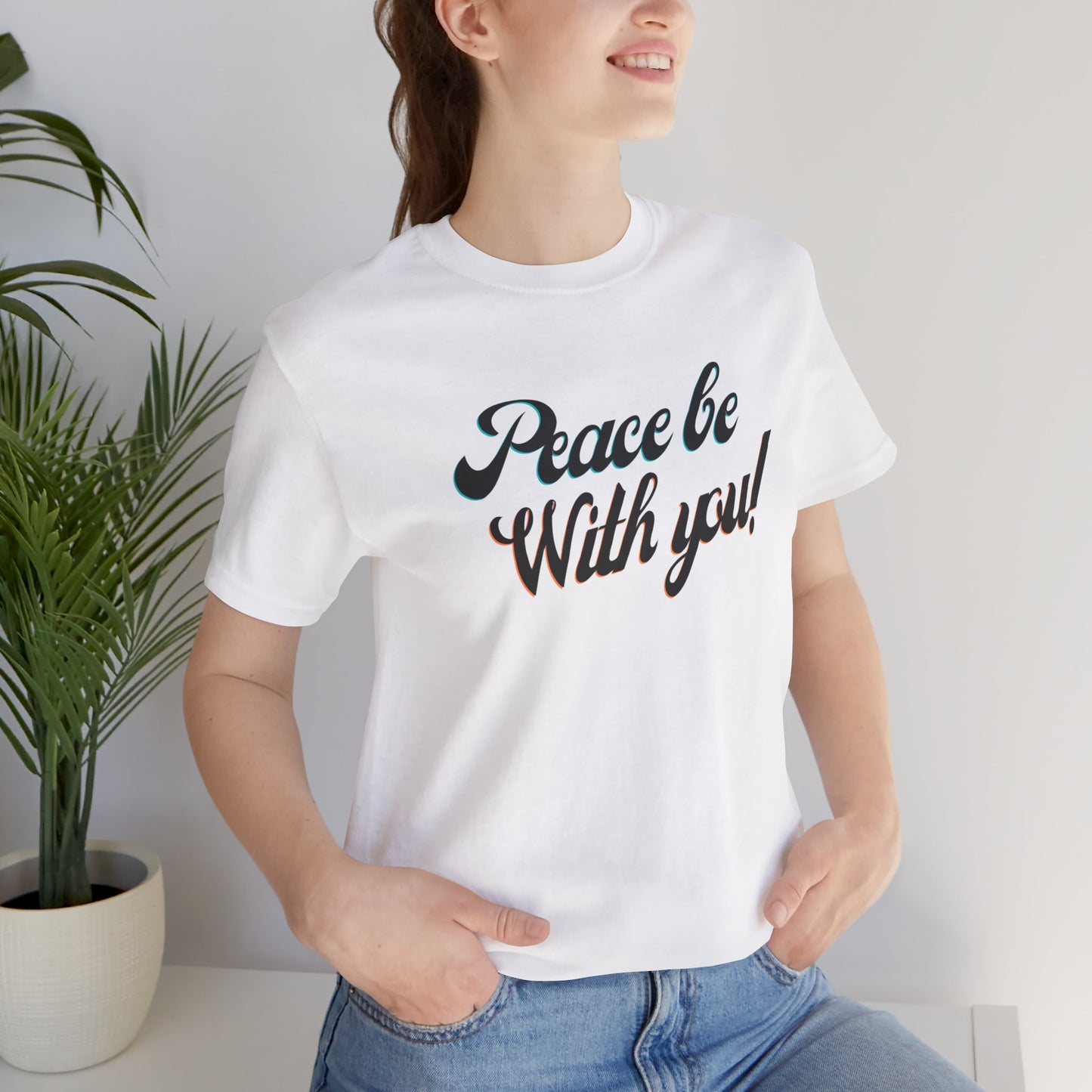 Peace Be With You Tee Printify