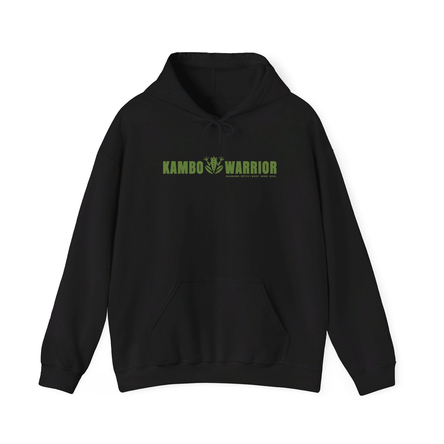 Kambo Warrior Crest Cut Unisex Hoodie Printify