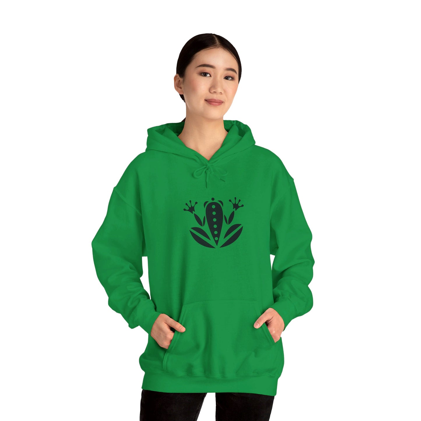 Kambo Warrior Frog Symbol Unisex Hoodie Printify