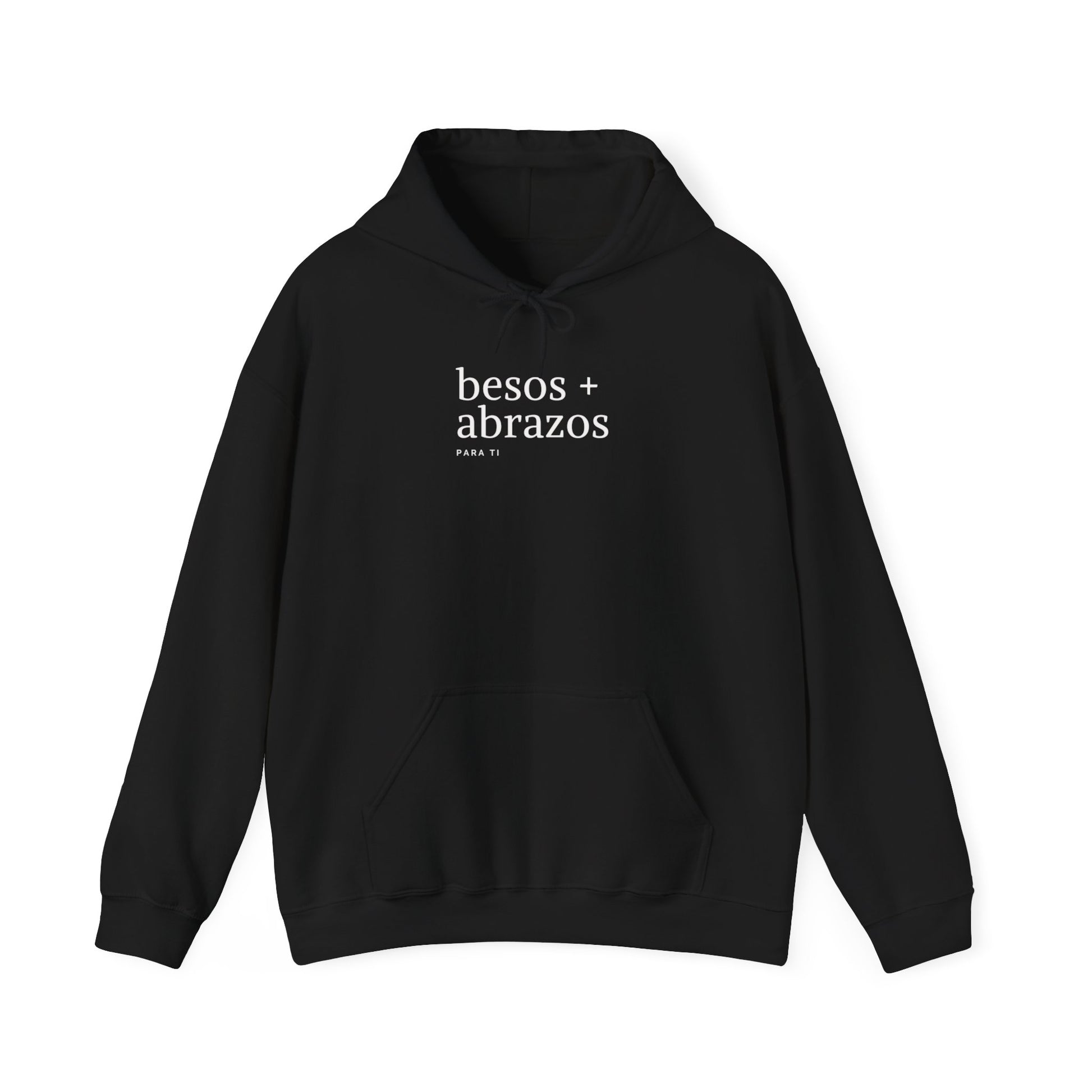 besos + abrazos para ti Hoodie Printify