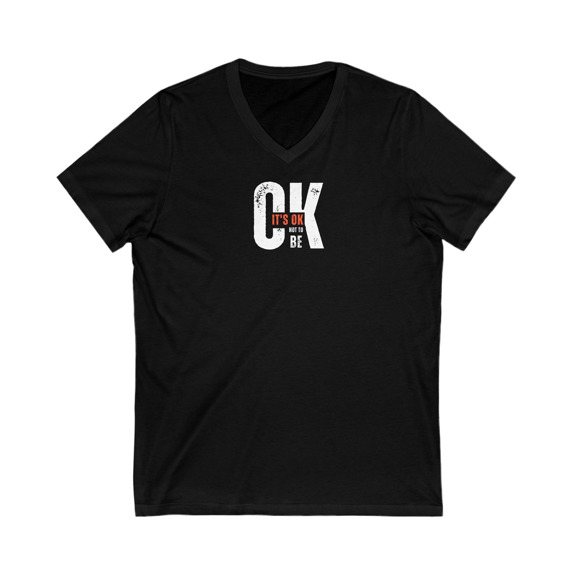 It's OK Not to Be OK Women's V-Neck Tee Printify