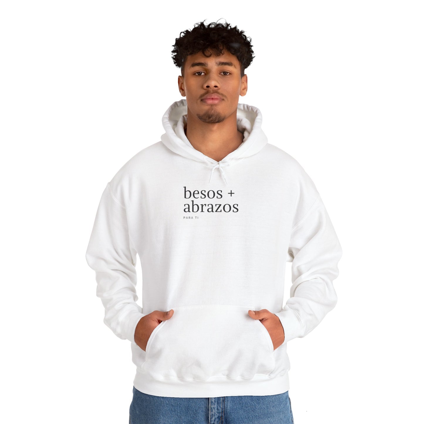 besos + abrazos para ti Hoodie Printify