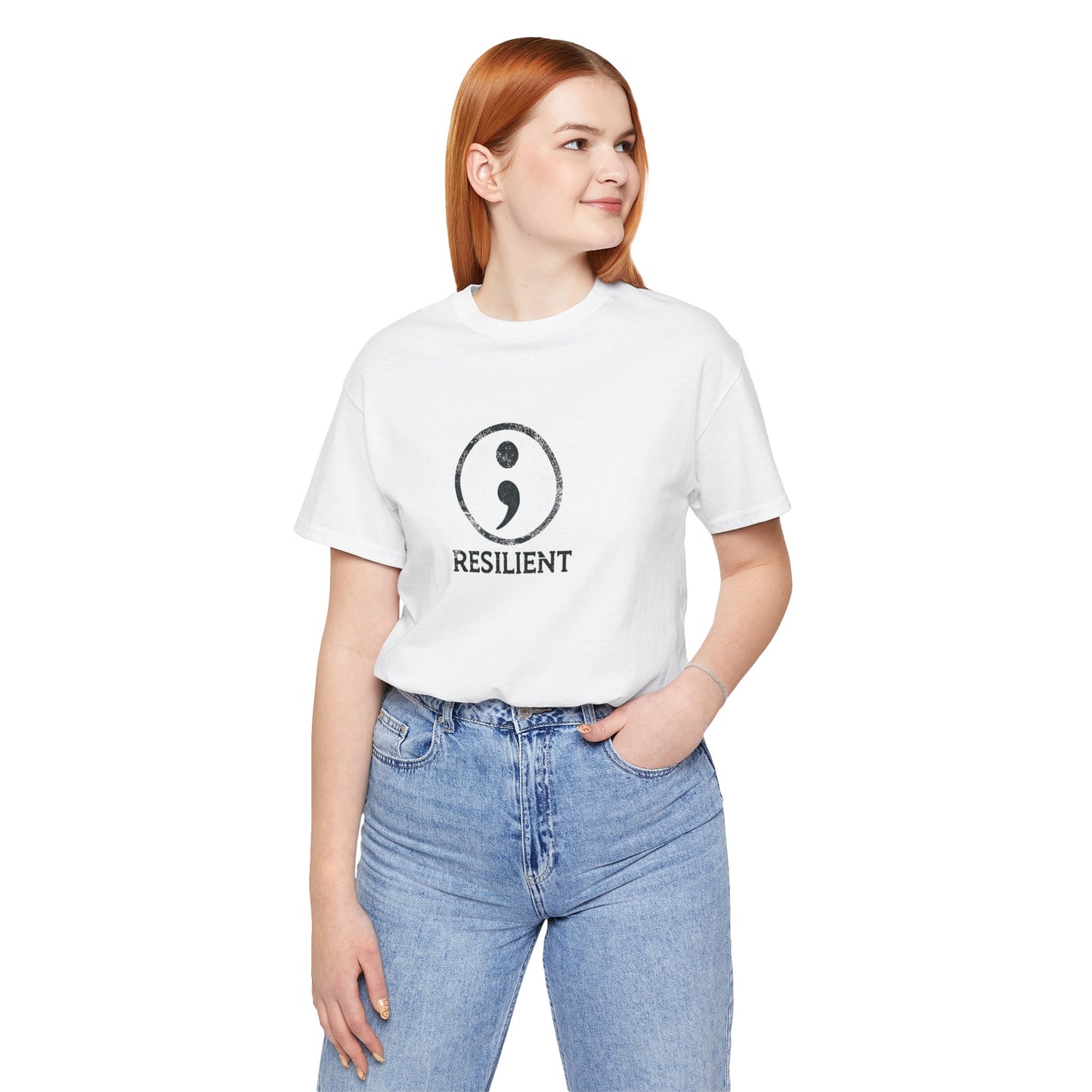 The Semicolon: Symbol of Resilience Tee Printify