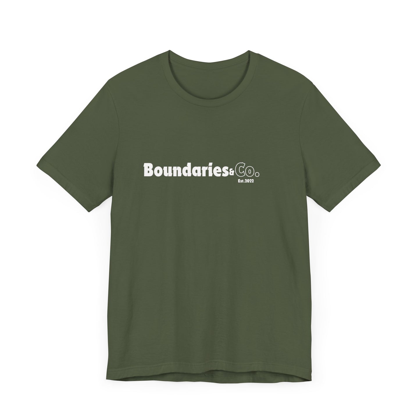 Boundaries and Co: Established in 2022 Tee Printify