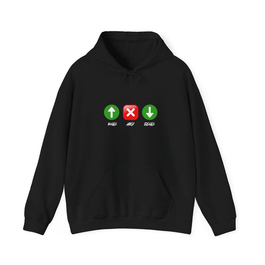 Inhale, Hold, Exhale Hoodie Printify