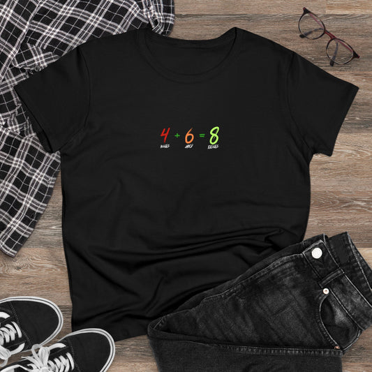 4+6=8 Women's Tee Printify