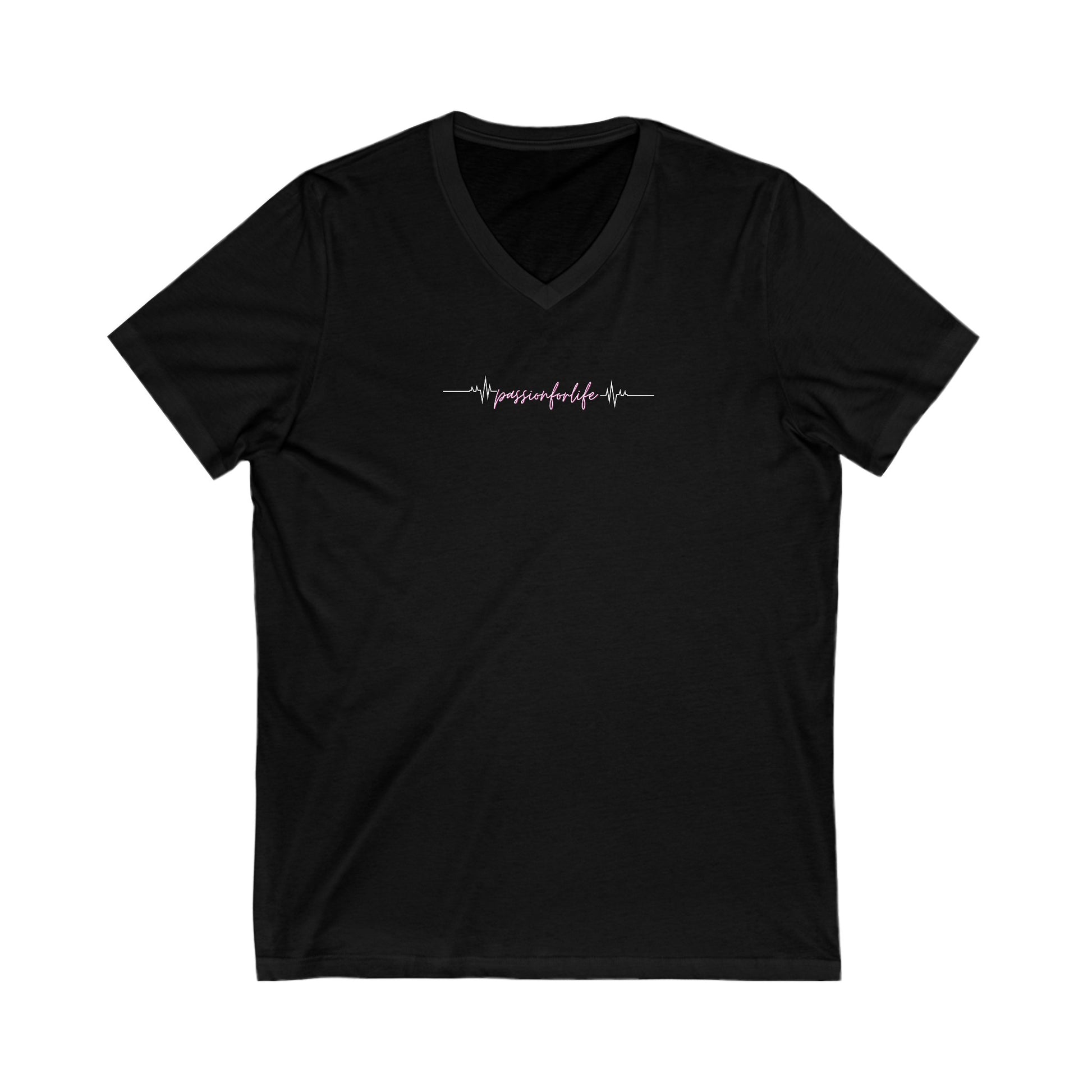 Passion for Life Women's  V-Neck Tee Printify