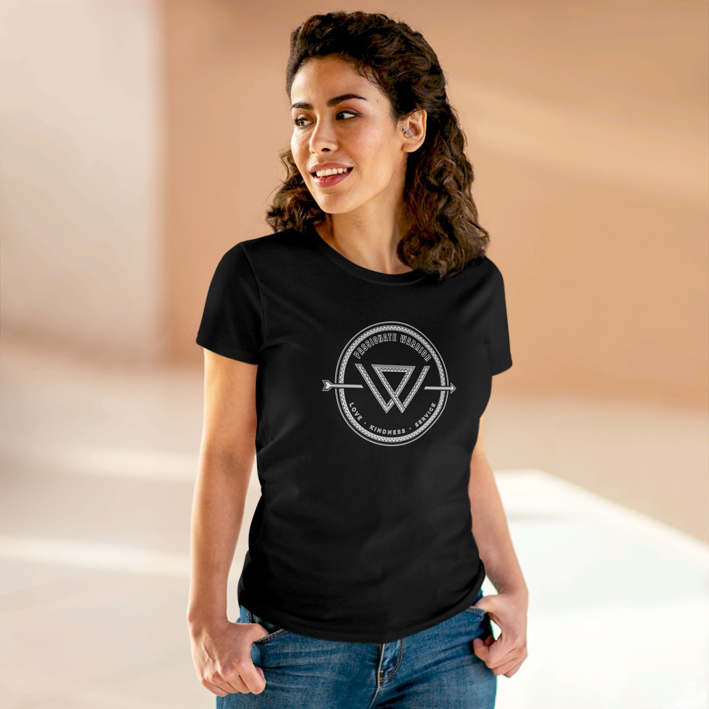 Passionate Warrior Women's Tribal Cut Tee Printify