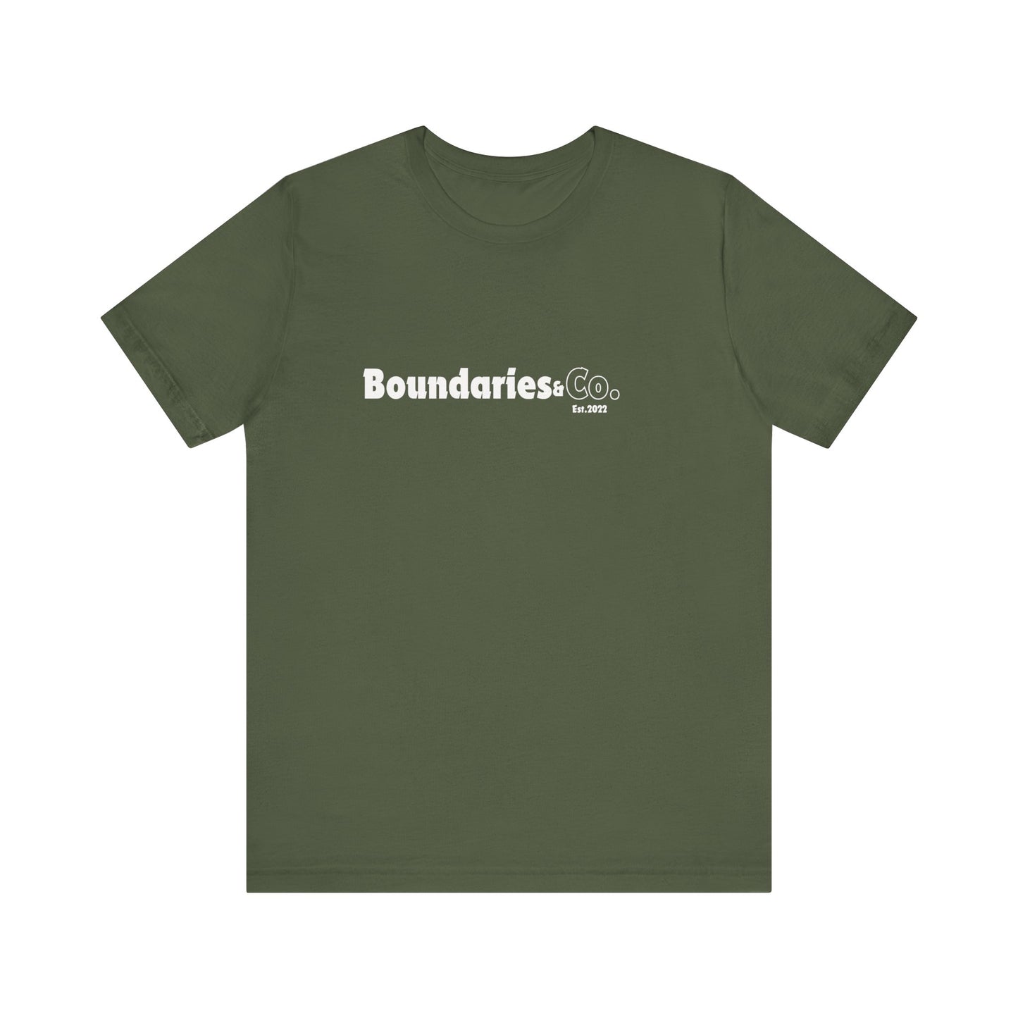 Boundaries and Co: Established in 2022 Tee Printify