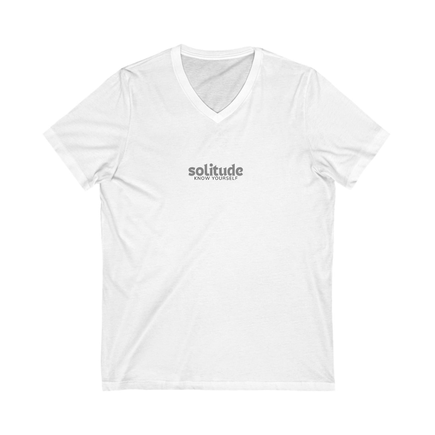 Solitude, Know Yourself V-Neck Tee Printify