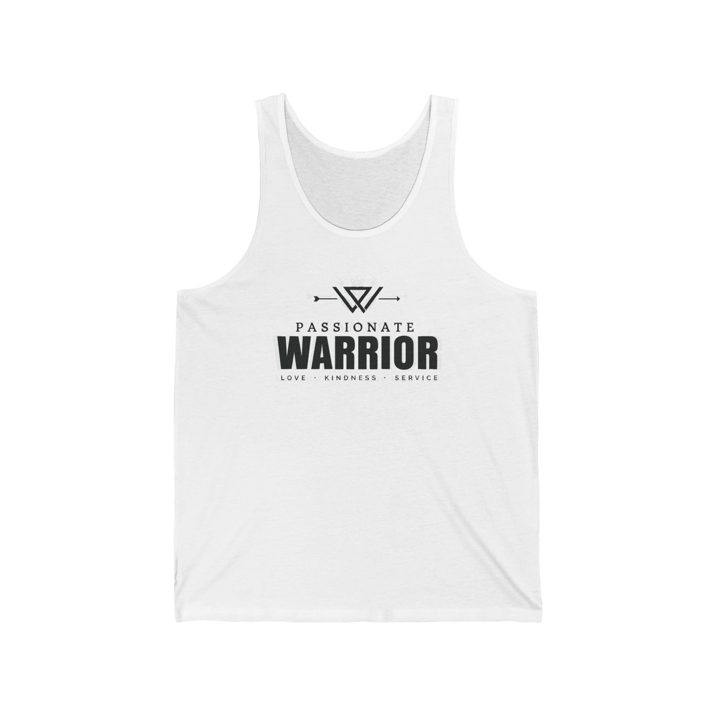 Passionate Warrior Square Logo Tank Printify