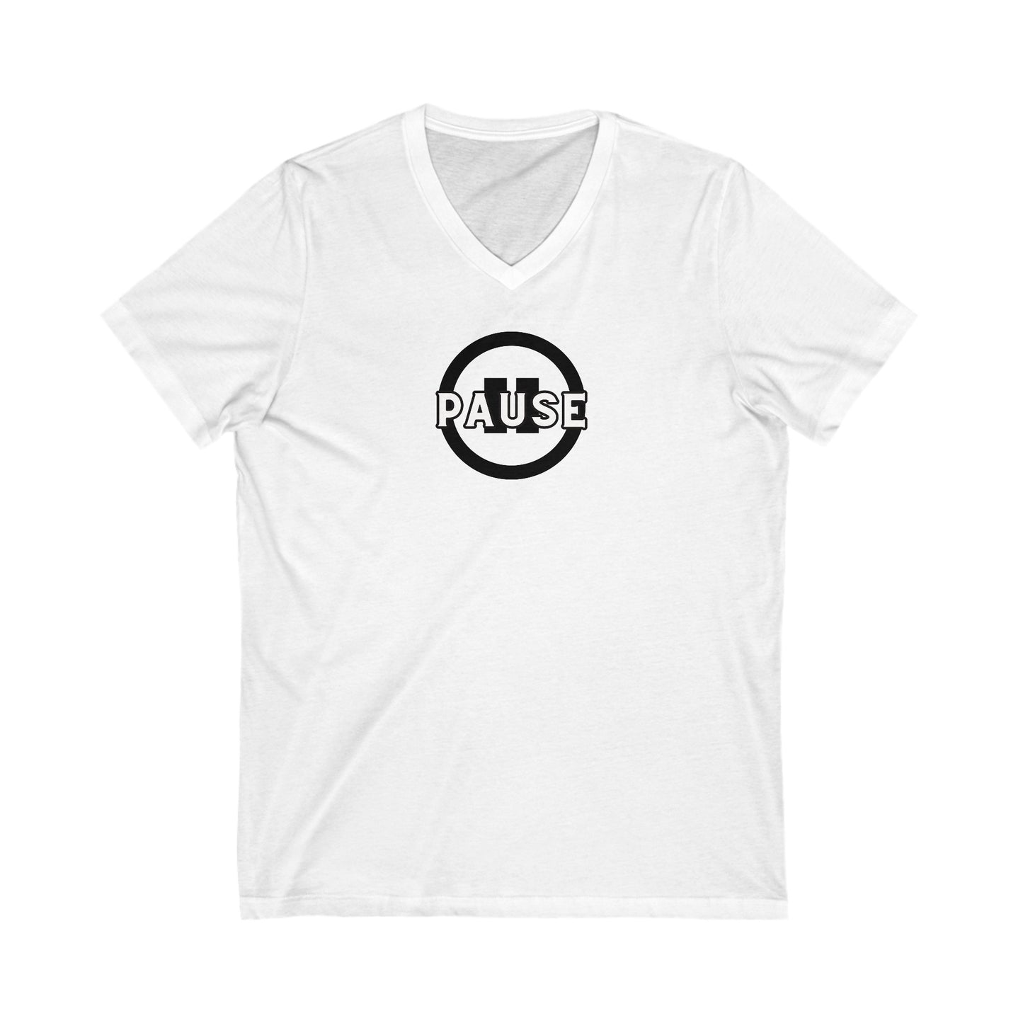 Pause Women's V-Neck Tee Printify