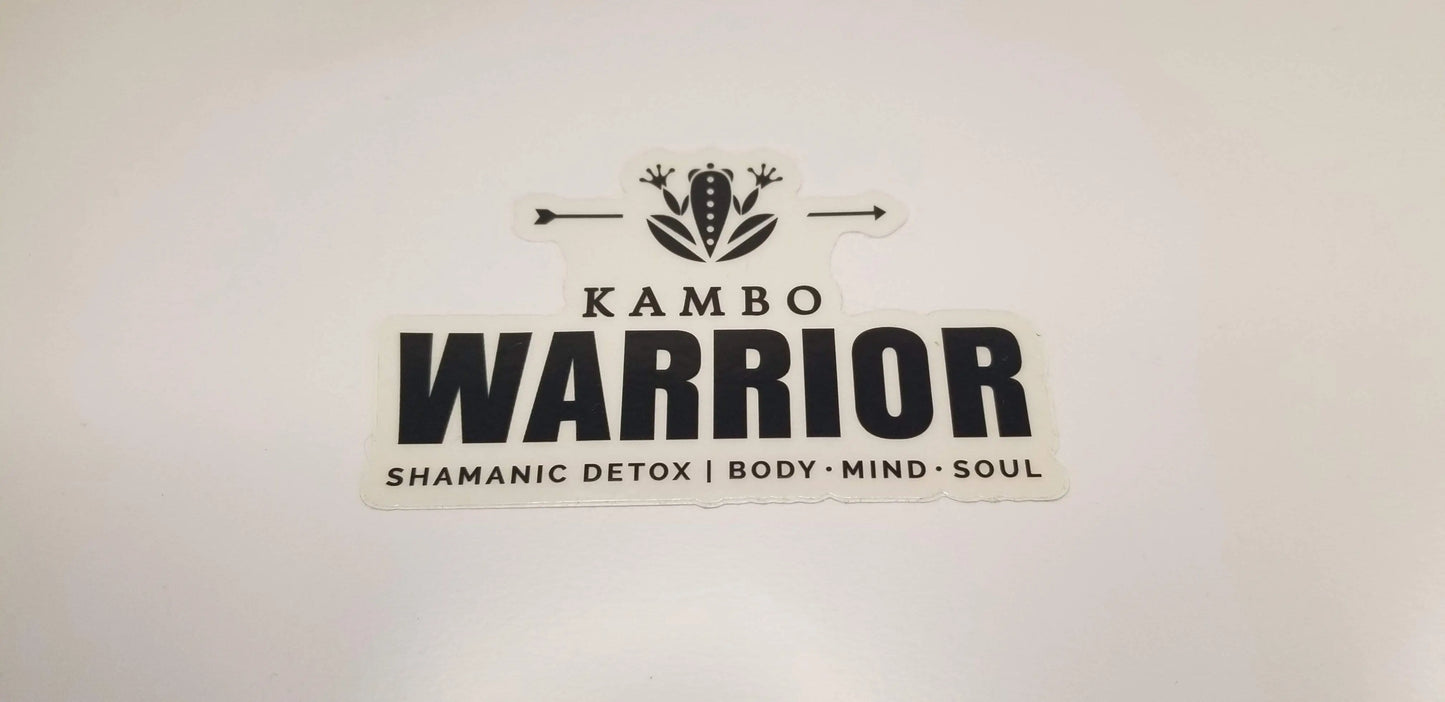 The Passionate Warriors Stickers Kambo Warrior Square Warrior Stickers