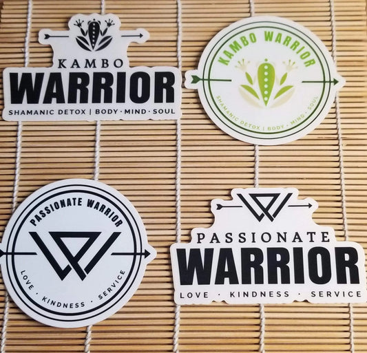 The Passionate Warriors Stickers Warrior Stickers